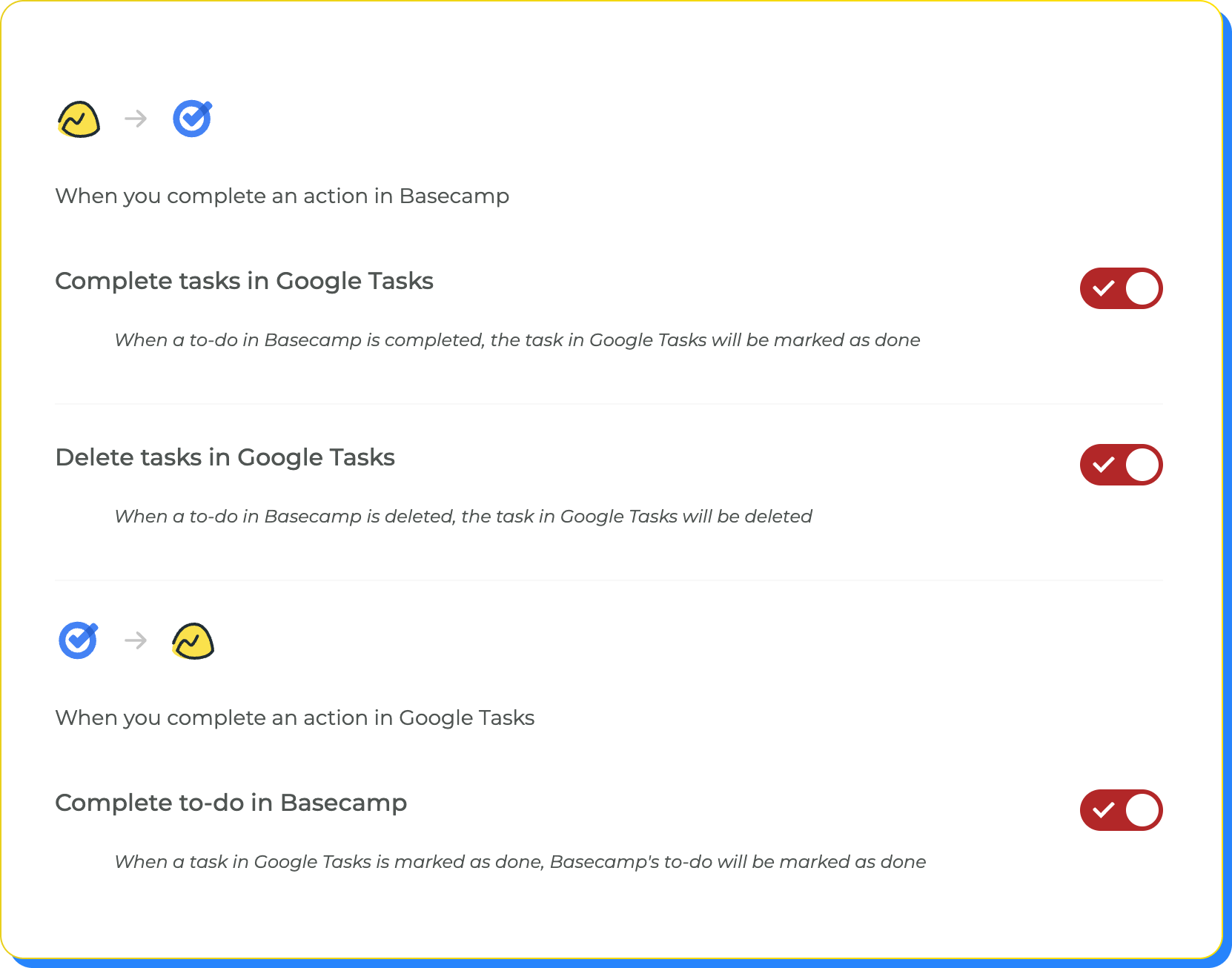 Fine-tune synchronization preferences
