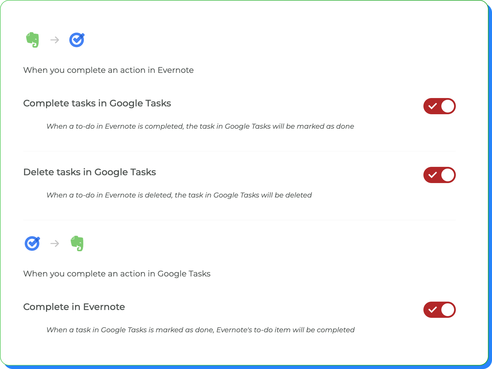 Fine-tune synchronization preferences