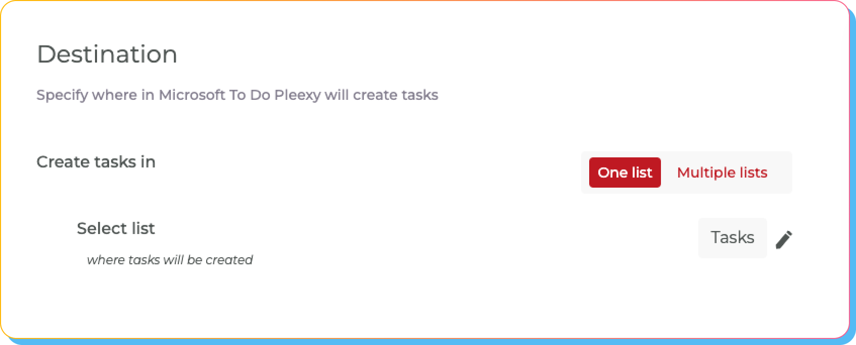 Organize tasks in Microsoft To Do lists
