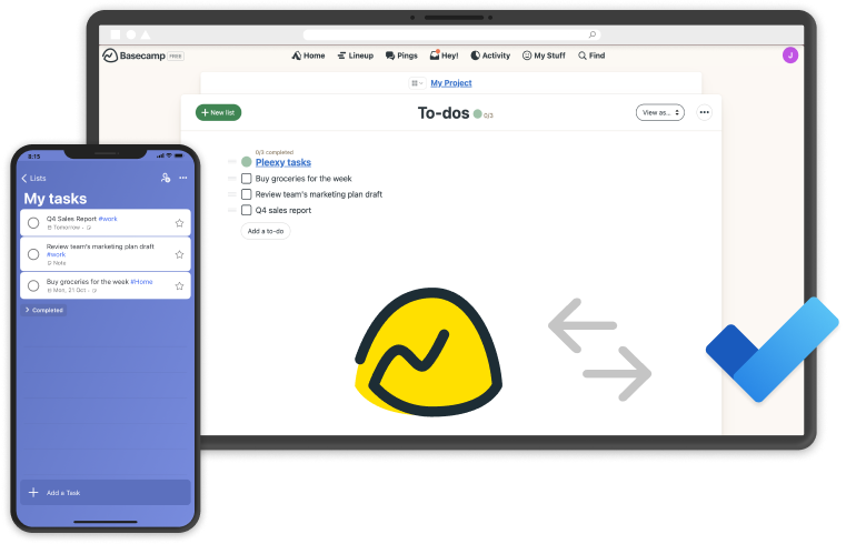 basecamp & mstodo