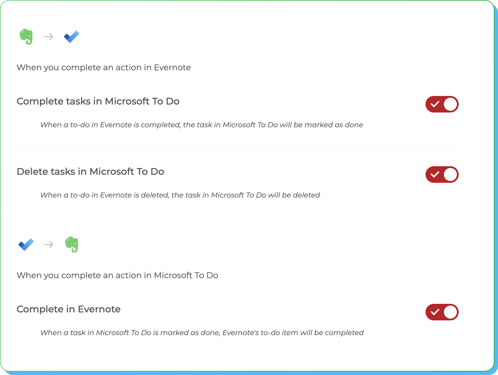 Fine-tune synchronization settings