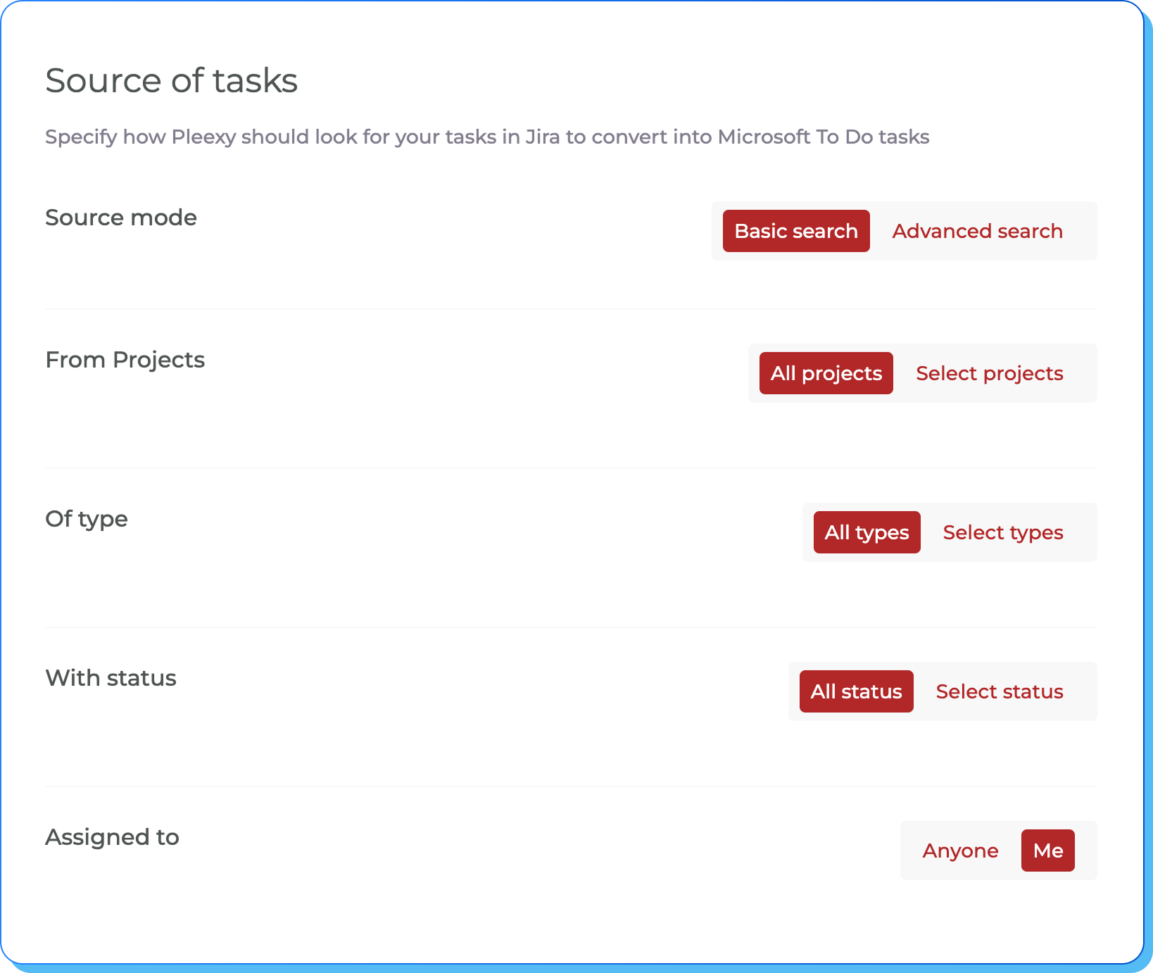 Configure intelligent issue filtering