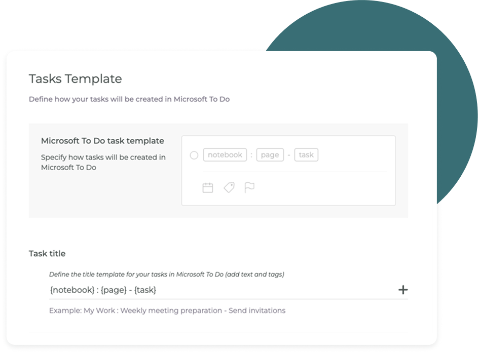 Customize how Pleexy creates your tasks in Microsoft To Do