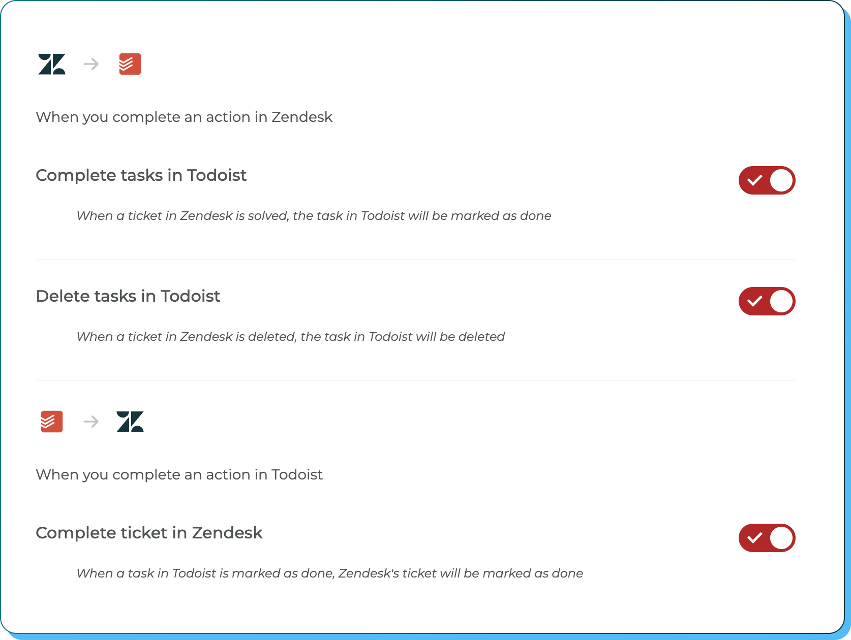 Fine-tune synchronization settings