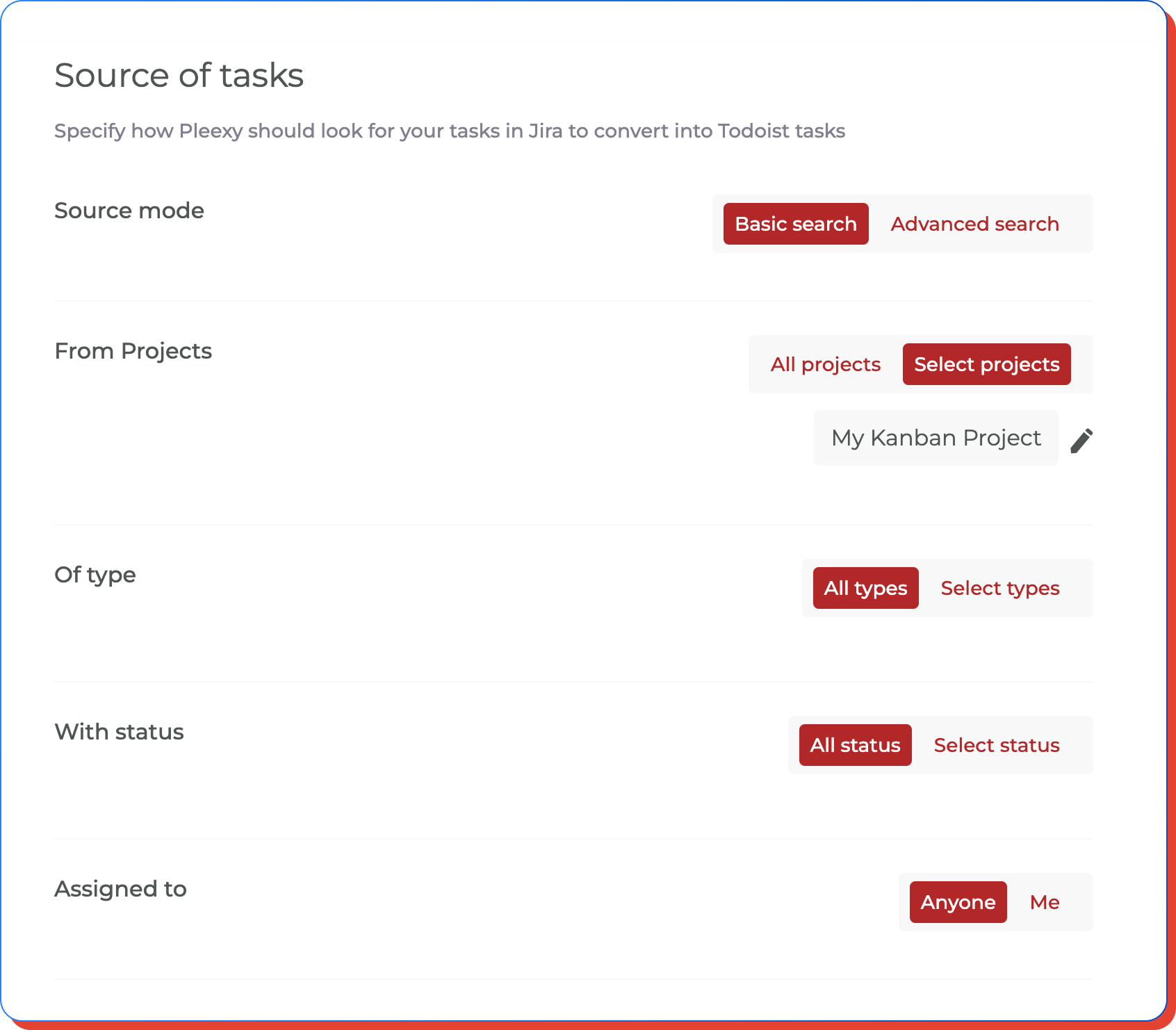 Configure intelligent issue filtering