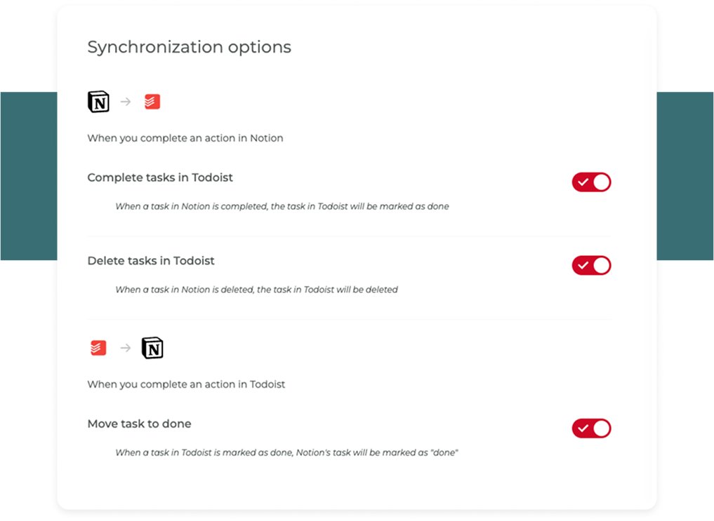 Specify where Pleexy should create your tasks in Todoist