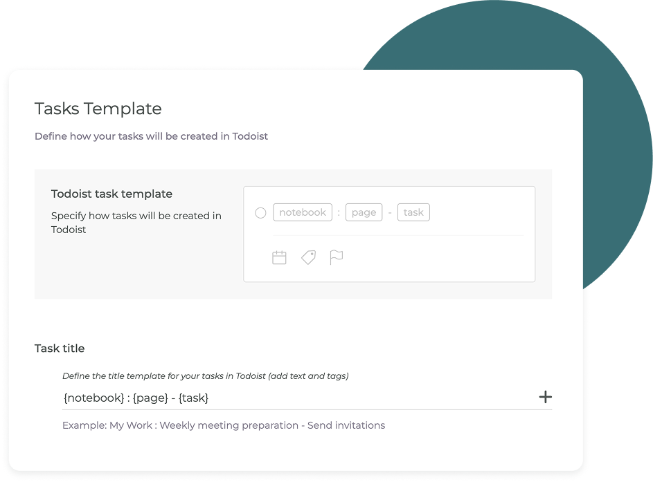 Customize how Pleexy creates your tasks in Todoist