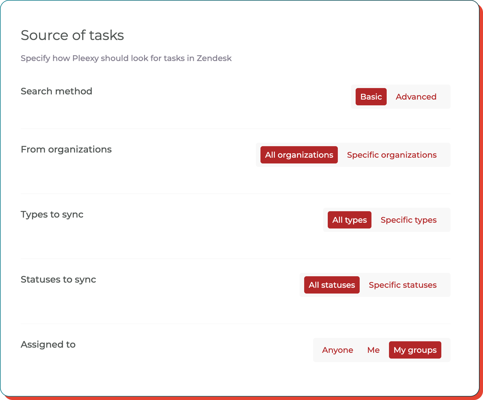 Configure intelligent ticket filtering